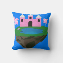 Magisches schwebendes Burg Fantasy