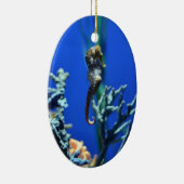 Magisches Seepferd Keramik Ornament (Rechts)