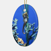 Magisches Seepferd Keramik Ornament (Links)