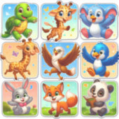 Magisches Set von Aufklebern von Cartoon Aufkleber (Vorderseite)