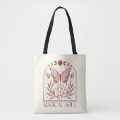 Magisches Soul Boho Butterfly Hellgelbes Halloween Tasche (Vorderseite)