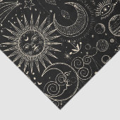 Magisches Tarot Astrologie boho Celestie Seidenpapier (Detail)