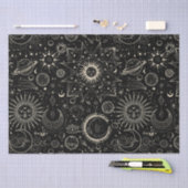 Magisches Tarot Astrologie boho Celestie Seidenpapier (Handwerk)