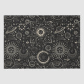 Magisches Tarot Astrologie boho Celestie Seidenpapier (Vorderseite)