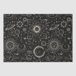 Magisches Tarot Astrologie boho Celestie Seidenpapier