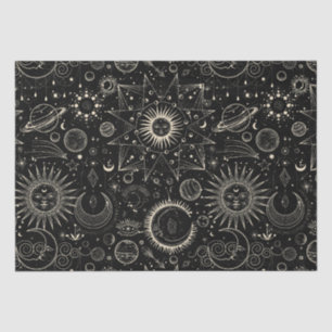 Magisches Tarot Astrologie boho Celestie Seidenpapier