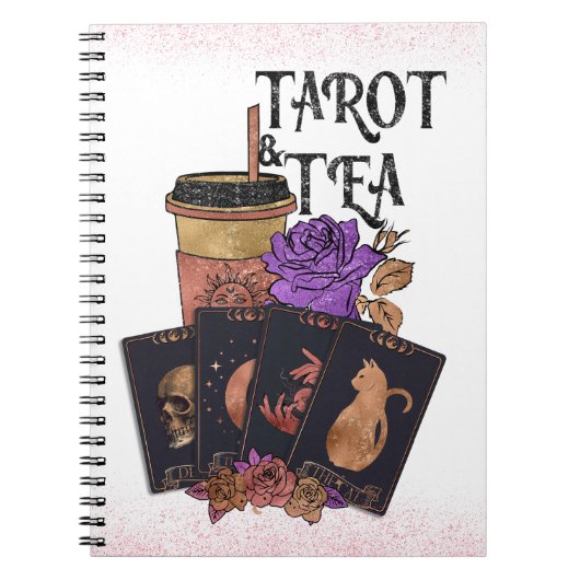 Magisches Tarot und Teekarte Notizblock (Vorderseite)