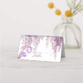 Magisches Thema Faltete Platzkarte Tafelkarte (Vorderseite)