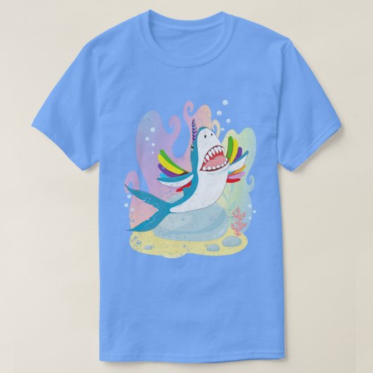 Magisches Tierhorn Lover Niedlich Ocean Animal Sha T-Shirt (Design vorne)