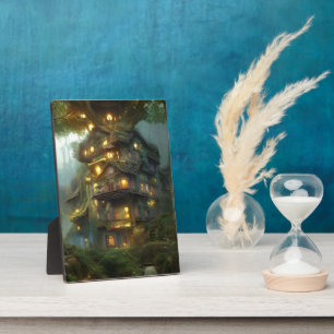 Magisches Treehouse Colony Tabletop Fotoplatte