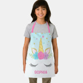 Magisches Unicorn Personalisiert Kids' Schürze (Insitu)