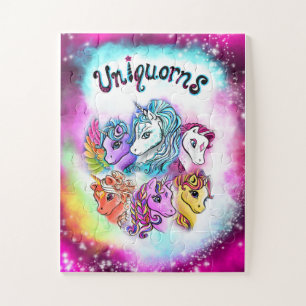 Magisches Unicorn-Puzzle Puzzle