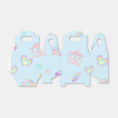 Magisches Unicorn-Regenbogenkarussell Geburtstag Geschenkschachtel (Ungefaltet)