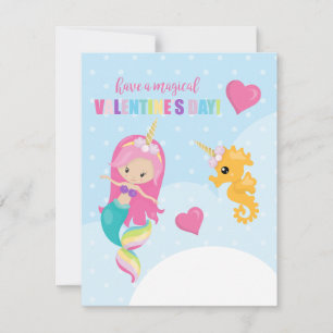 Magisches Valentinstagskarten-Klassenzimmer der Me Feiertagskarte