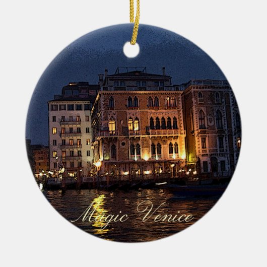 Magisches Venedig Keramikornament (Vorne)