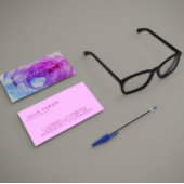 Magisches Violett und blaues Aquarellgemein Visitenkarte