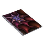 Magisches Wachstum Modernes Abstraktes farbiges Fr Notizblock (Rechte Seite)