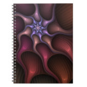 Magisches Wachstum Modernes Abstraktes farbiges Fr Notizblock (Vorderseite)