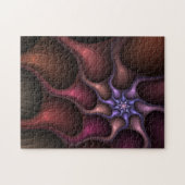 Magisches Wachstum Modernes Abstraktes farbiges Fr Puzzle (Horizontal)