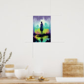 Magisches Wald-Psychedelic-Poster 2 Poster (Küche)