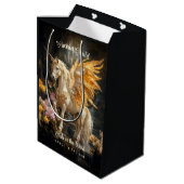 Magisches Waldfestival Mittlere Geschenktüte (Rückseite Schrägansicht)