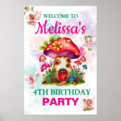 Magisches Waldhaus mit Fee Poster (Vorne)