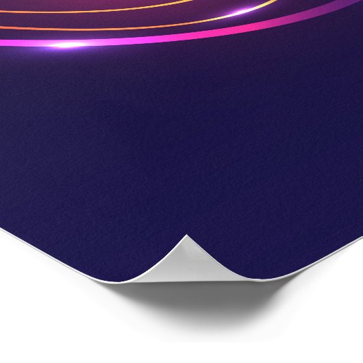 Magisches Wave Poster (Ecke)