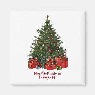 Magisches Weihnachtsbaum-Magnet Magnet