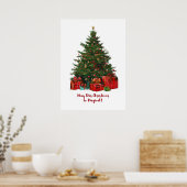 Magisches Weihnachtsbaum-Poster Poster (Küche)