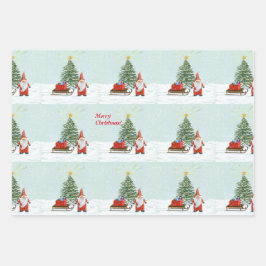 Magisches Weihnachtsbummelpapier-Set Geschenkpapier Set