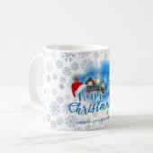 Magisches Weihnachtsdorf Kaffeetasse (Vorderseite Links)