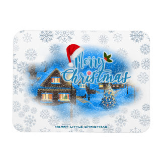 Magisches Weihnachtsdorf Magnet