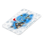 Magisches Weihnachtsdorf Magnet (Linke Seite)