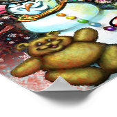 Magisches Weihnachtsfest-Party Poster (Ecke)