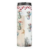 Magisches Weihnachtsgebäck Einhorn Thermosbecher (Rückseite)