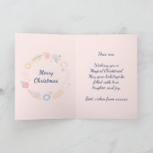 Magisches Weihnachtslied Feiertagskarte (Innenseite)