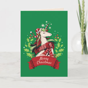 Magisches Weihnachtslied Feiertagskarte