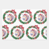 Magisches Weihnachtslied Geschenkpapier Set (Vorderseite 3)