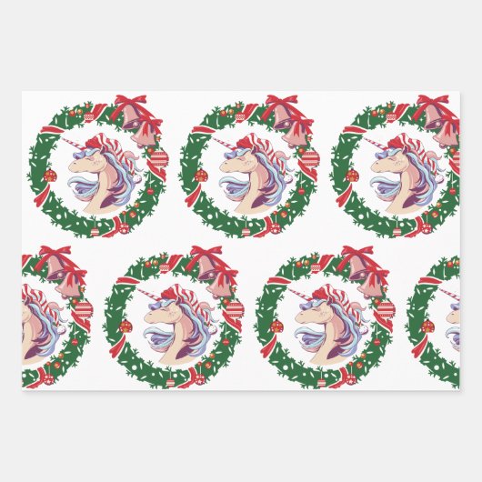 Magisches Weihnachtslied Geschenkpapier Set (Vorderseite 3)