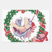 Magisches Weihnachtslied Geschenkpapier Set (Vorderseite 2)