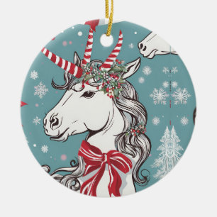 Magisches Weihnachtslied Keramik Ornament
