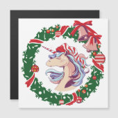 Magisches Weihnachtslied Magnetkarte (Vorne/Hinten)