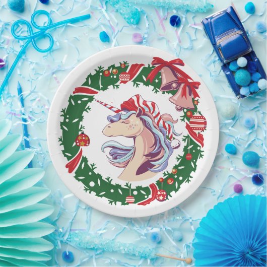 Magisches Weihnachtslied Pappteller (Party)