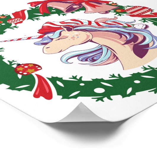 Magisches Weihnachtslied Poster (Ecke)