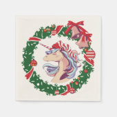 Magisches Weihnachtslied Serviette (Vorderseite)