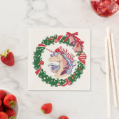 Magisches Weihnachtslied Serviette (Beispiel)