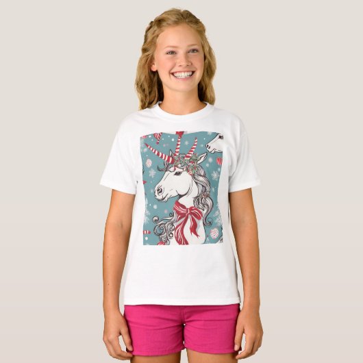 Magisches Weihnachtslied T-Shirt (Vorne ganz)