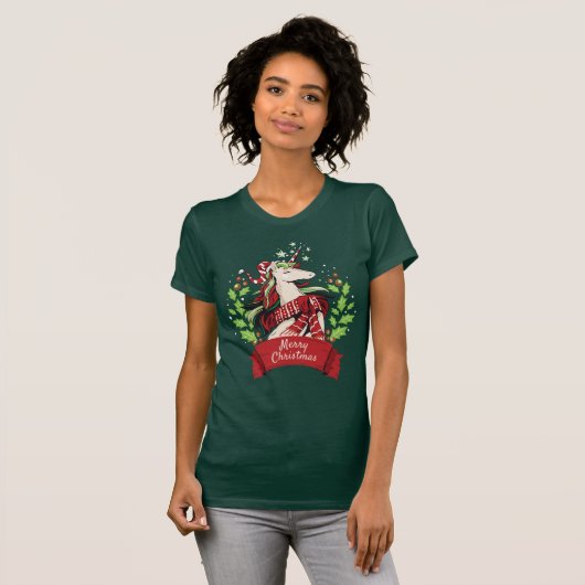 Magisches Weihnachtslied T-Shirt (Vorne ganz)