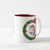 Magisches Weihnachtslied Zweifarbige Tasse (VorderseiteRechts)