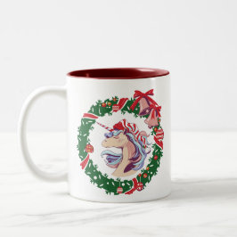 Magisches Weihnachtslied Zweifarbige Tasse